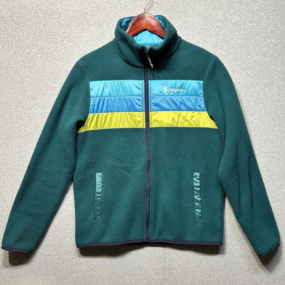 Cotopaxi Women’s Teca Fleece Full Zip Jacket Size M Forest Green